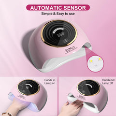 WEVILI 288W lamp hands-under view with infrared sensor
