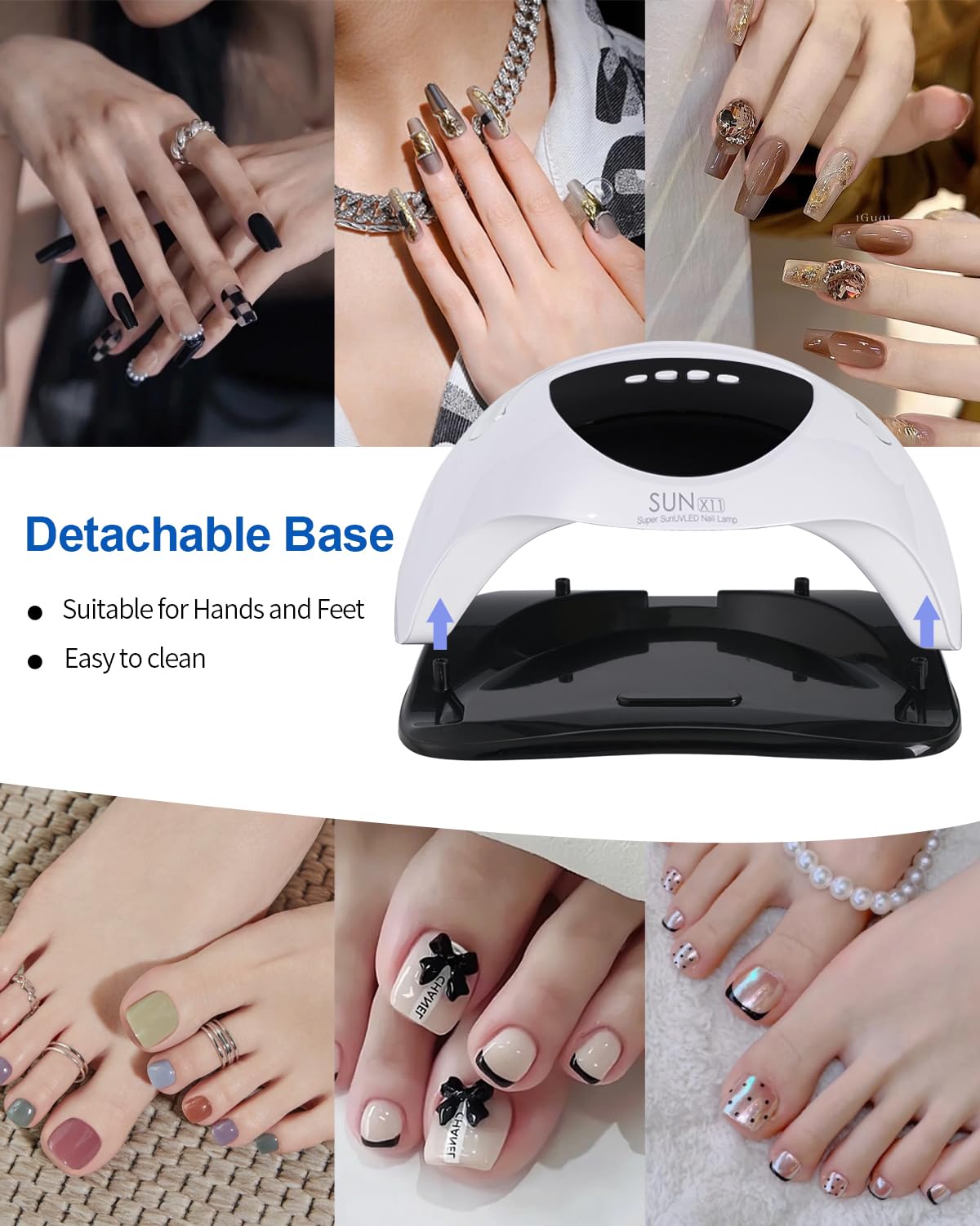 WEVILI four-timer settings tailor cure intervals for different gels