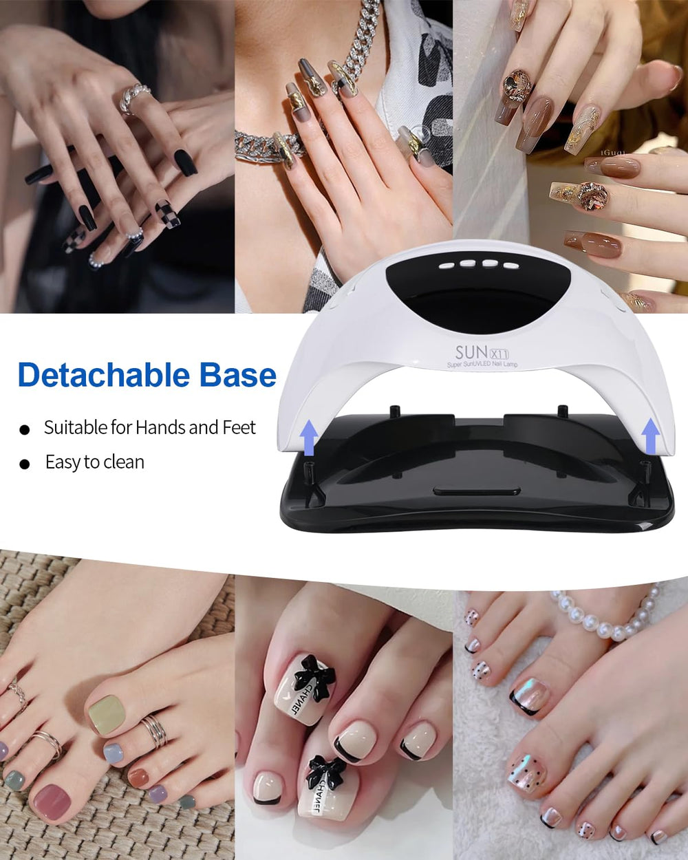 WEVILI four-timer settings tailor cure intervals for different gels