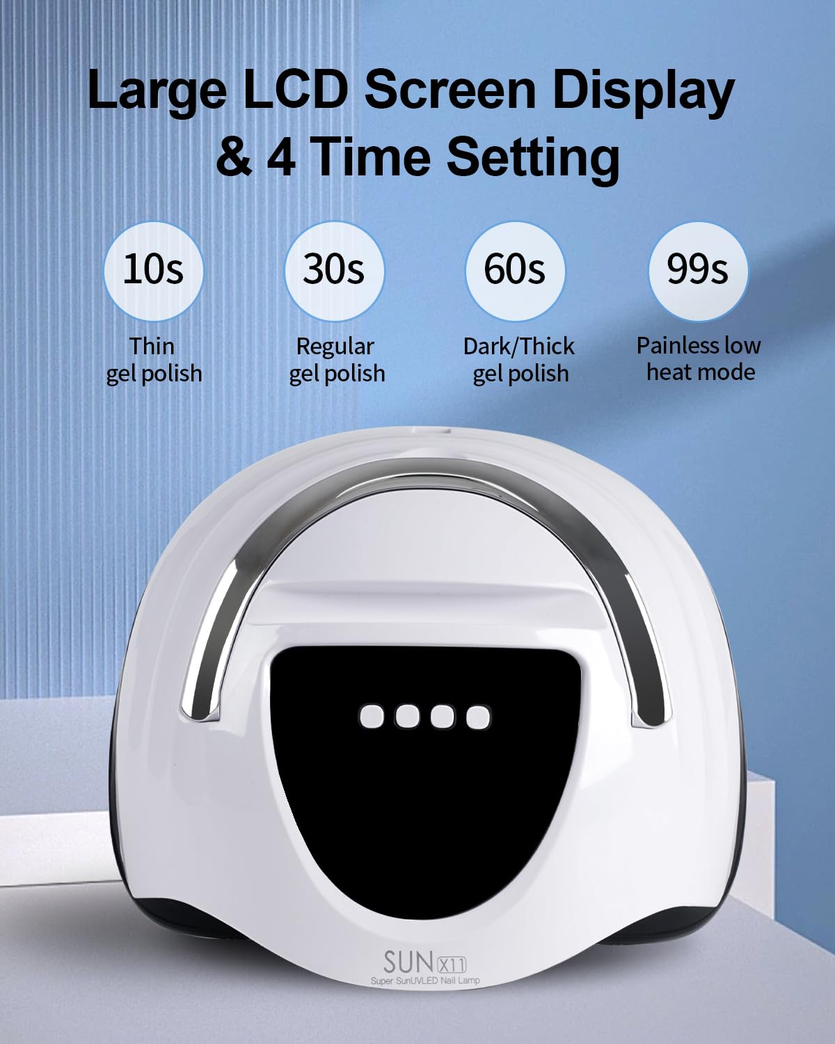 WEVILI 63 LED beads coverage delivers even curing across nails