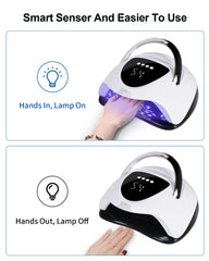 WEVILI nail lamp digital LCD display for precise timer tracking