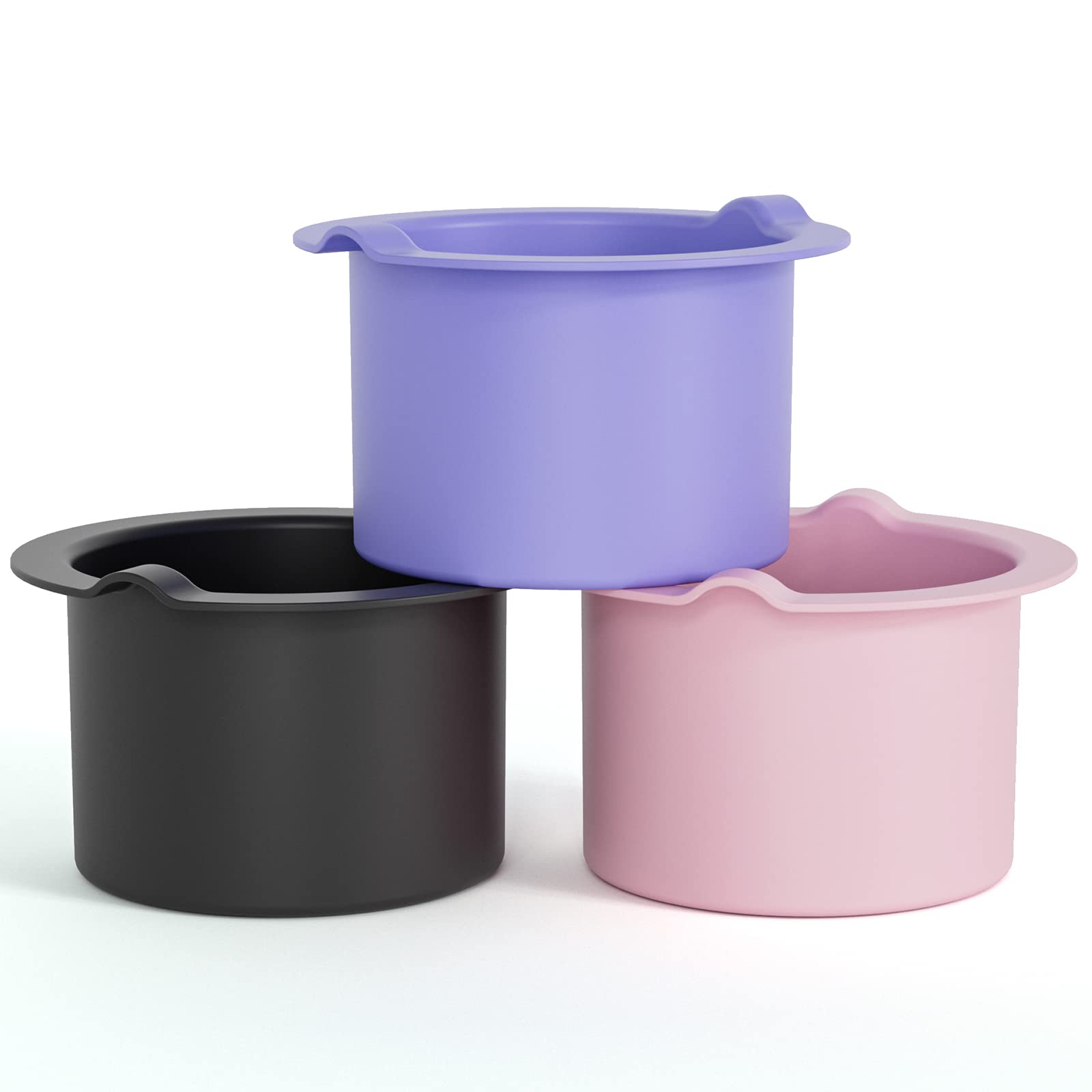 WeWax silicone bowls are lightweight and easy to store between uses.