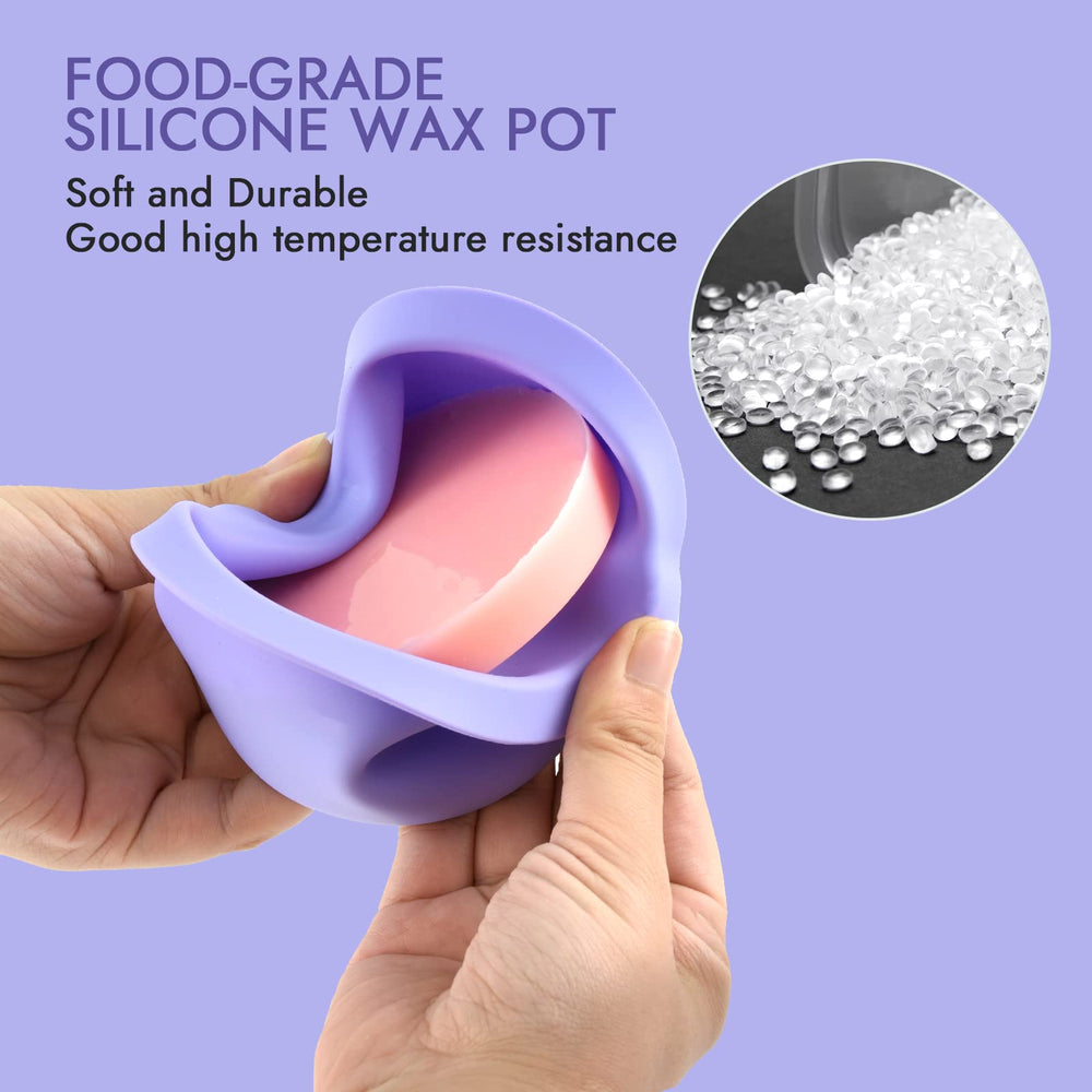 WeWax heat-resistant silicone withstands high temps up to 392°F.
