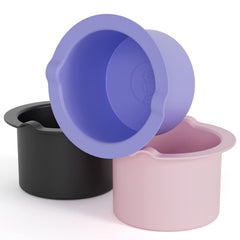 WeWax silicone wax-warmer liner three-color set enables color-coded wax sessions.