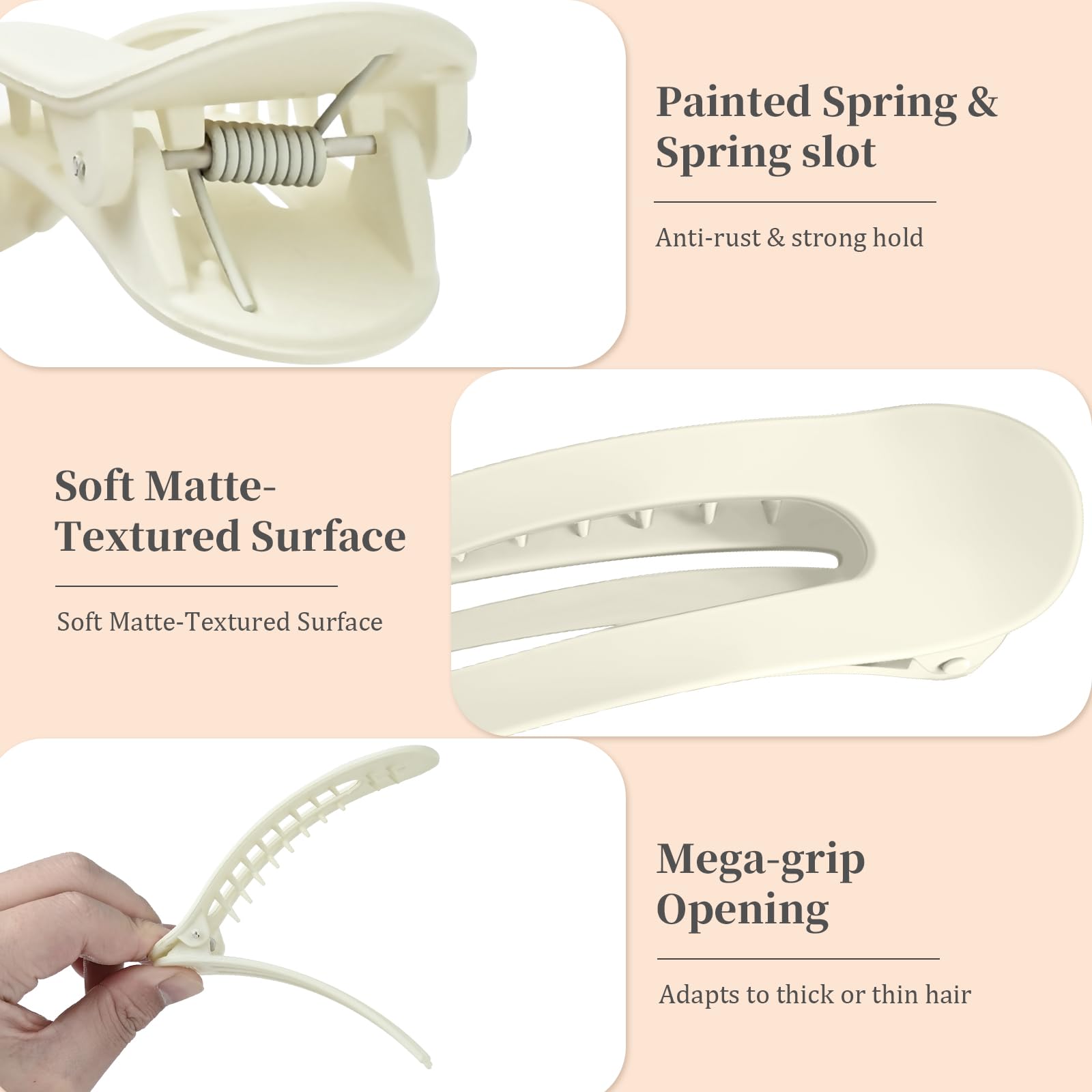 WEXFFU flat hair clip styled with everyday outfits for versatile looks.