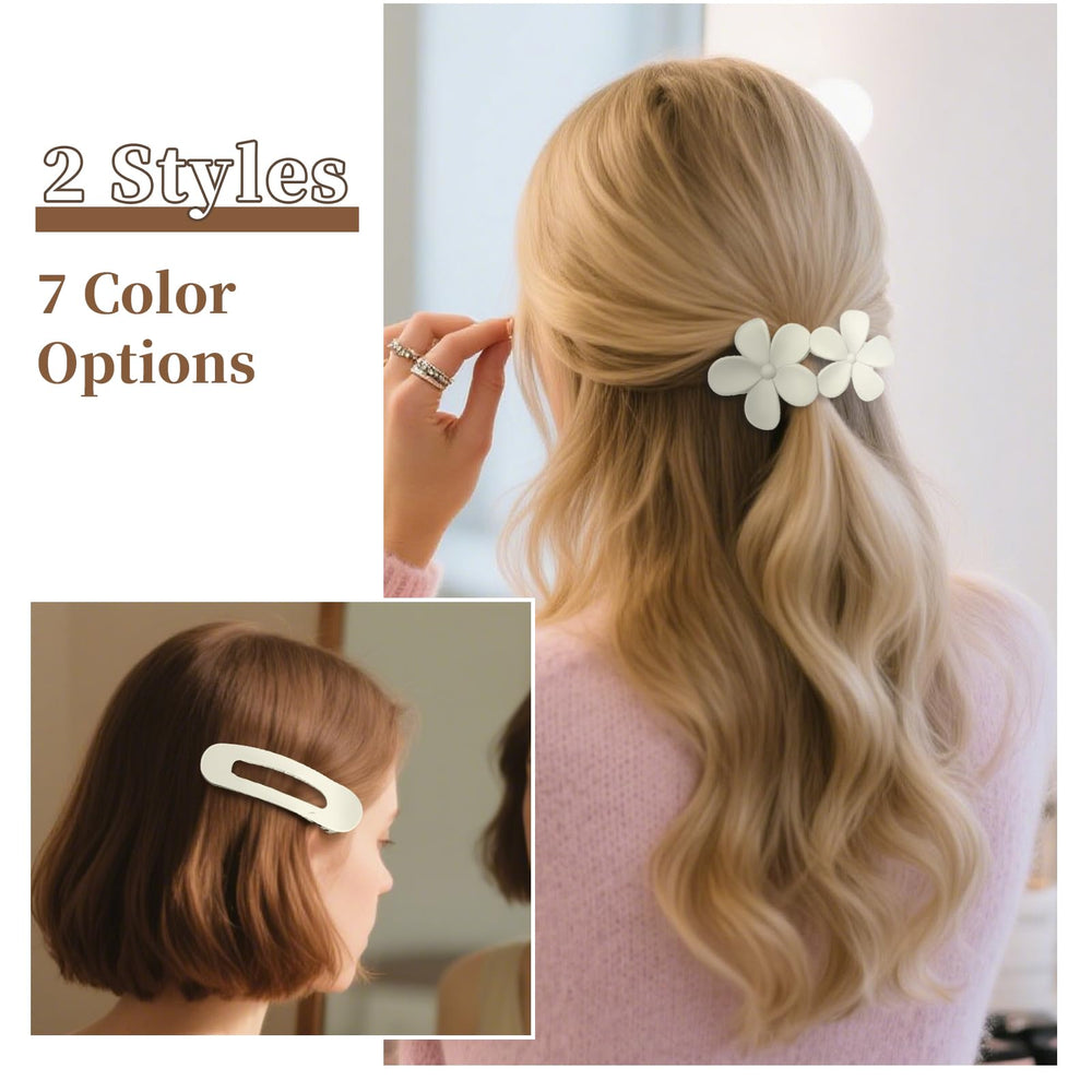 WEXFFU flat hair clip features ergonomic banana shape for comfortable wear.