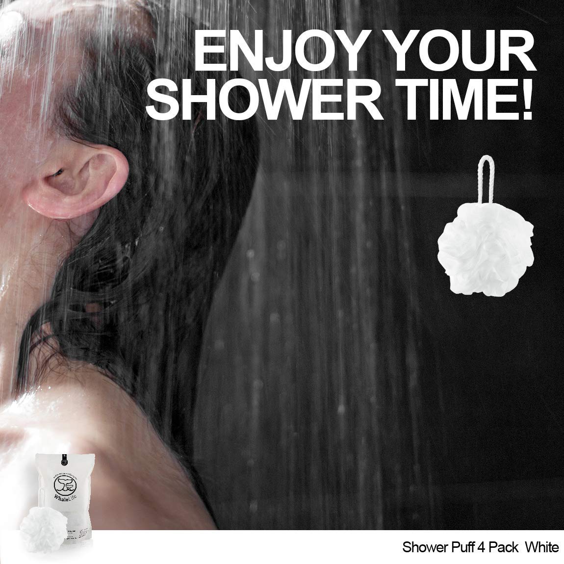 WhaleLife loofah-sponge-easy-clean-white stays clean with proper air-drying.