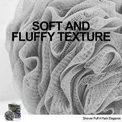 WhaleLife loofah sponge purple offers lathering and quick-dry benefits.