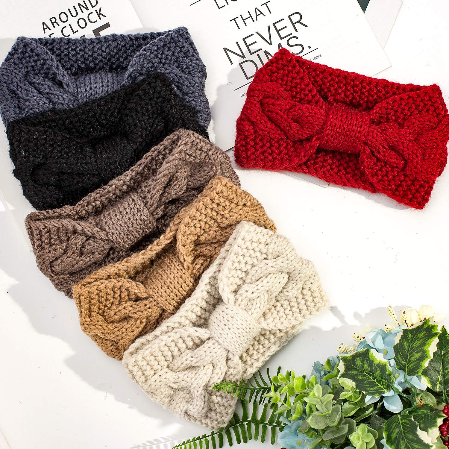 Whaline winter ear warmers on model demonstrating full coverage and practical warmth.