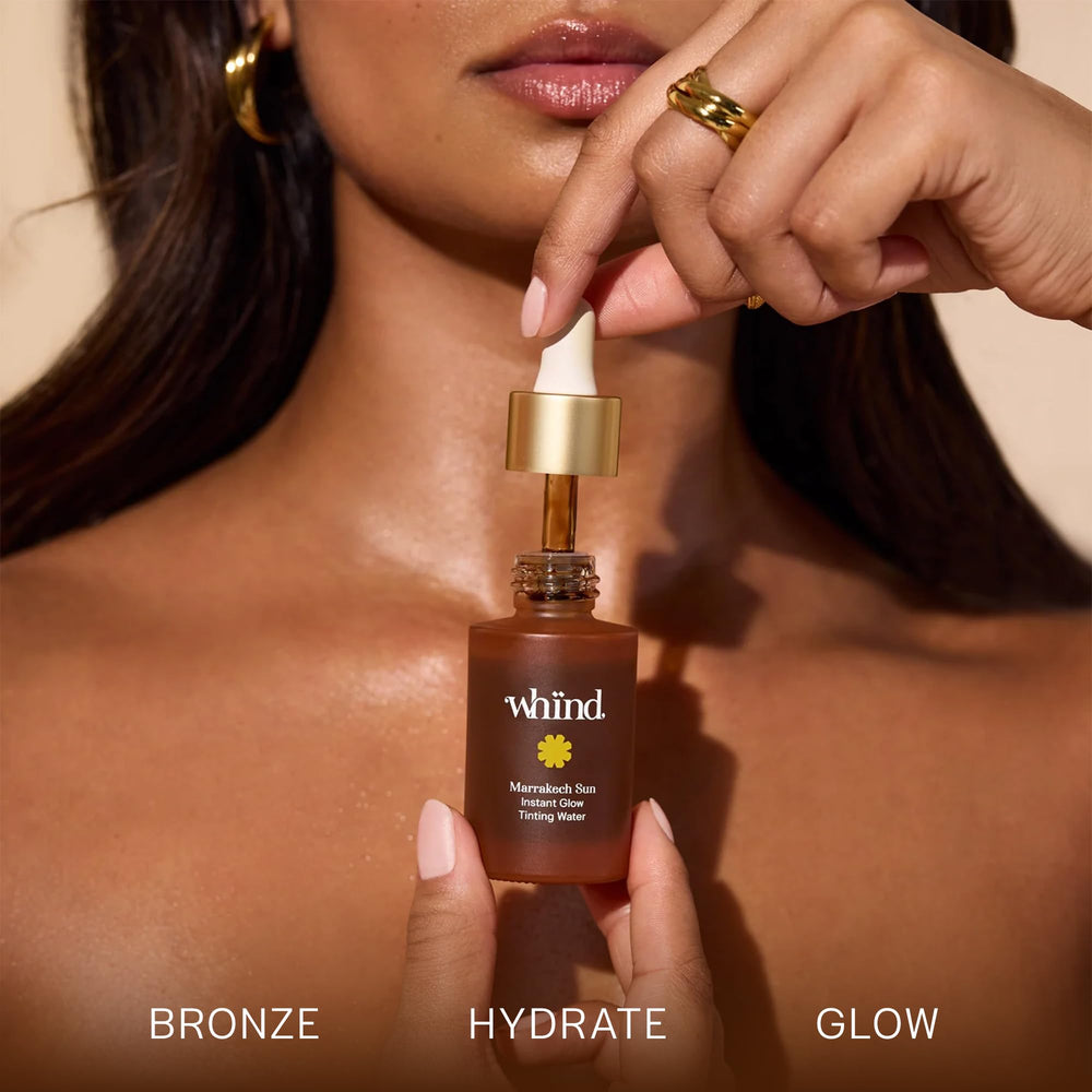 WHIND Marrakech Sun Tinting Water hydration-closeup highlights hyaluronic acid moisture lock