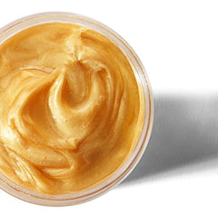 White Naturals 24K Gold Mask hands and face demonstrates even coverage for a refreshed complexion.