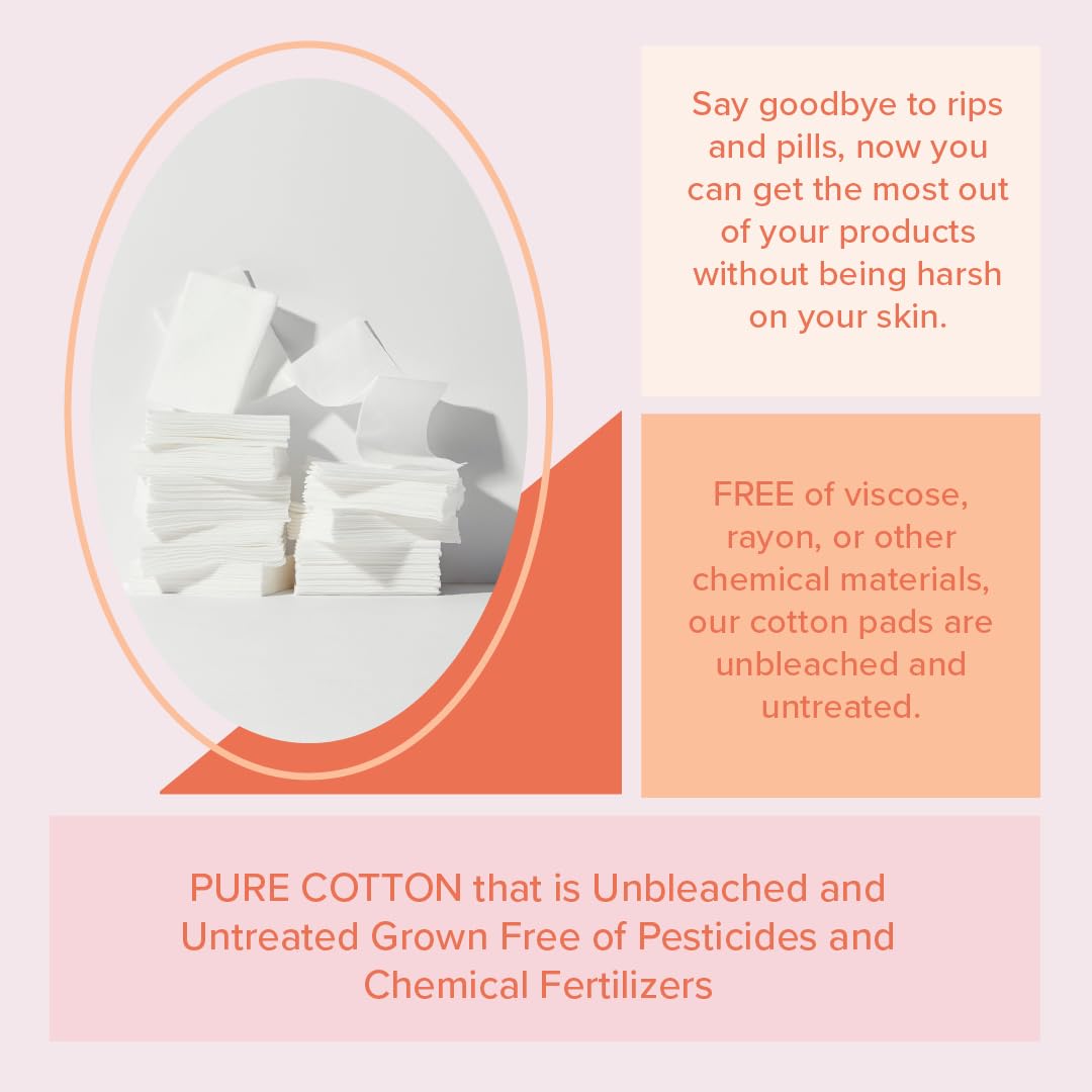 White Rabbit Naked Cotton Classic pad for toner—controlled absorption for even application.