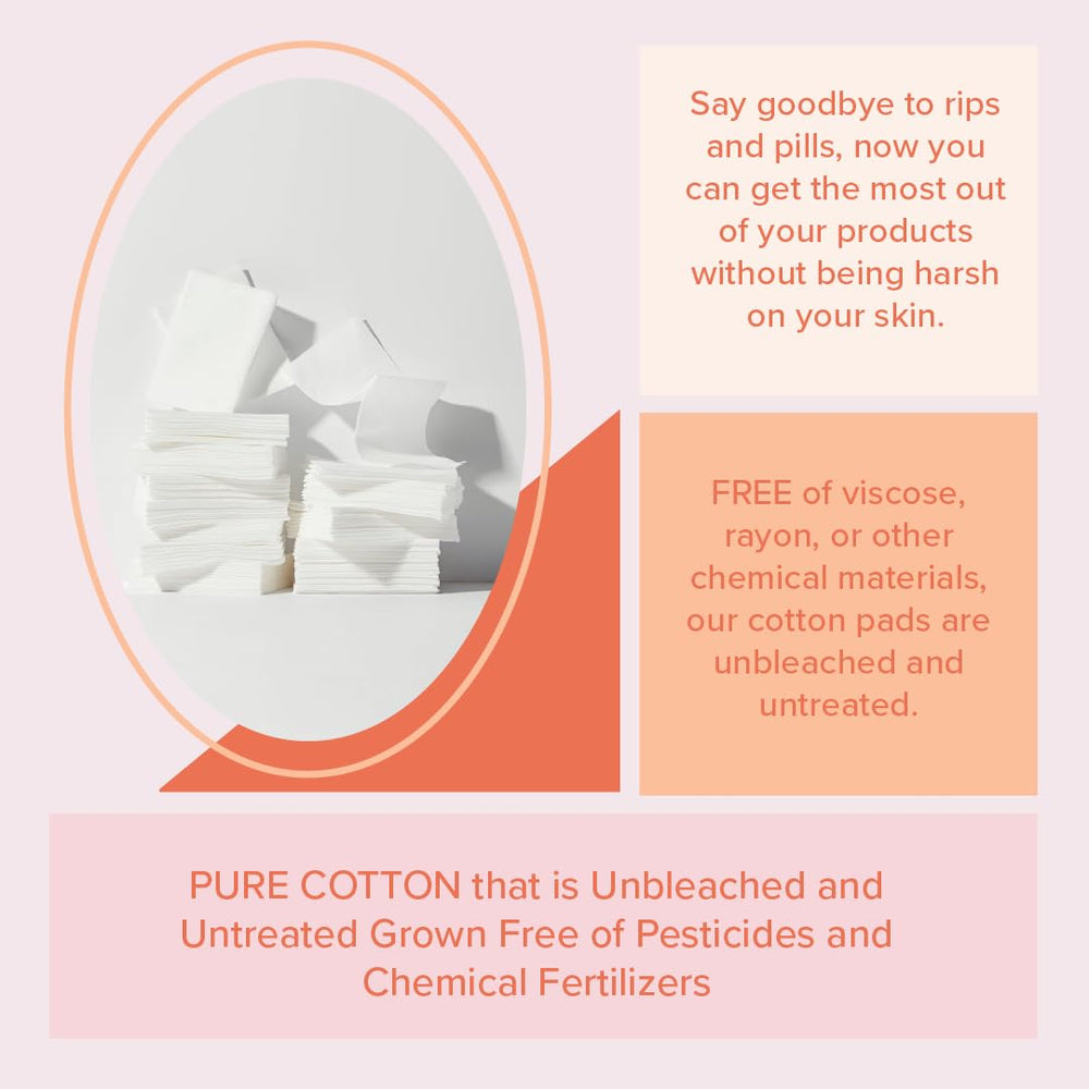 White Rabbit Naked Cotton Classic pad for toner—controlled absorption for even application.