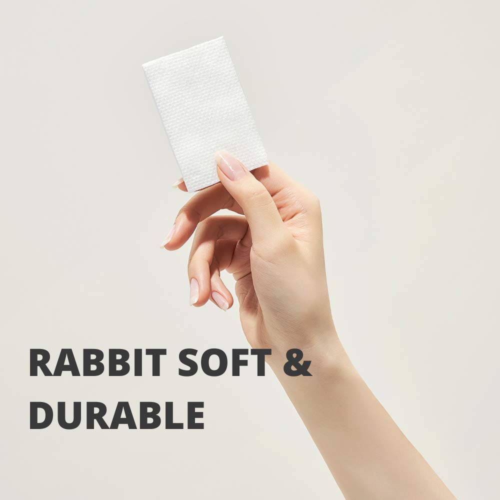 White Rabbit Naked Cotton Textured pad for DIY mask application after toner.