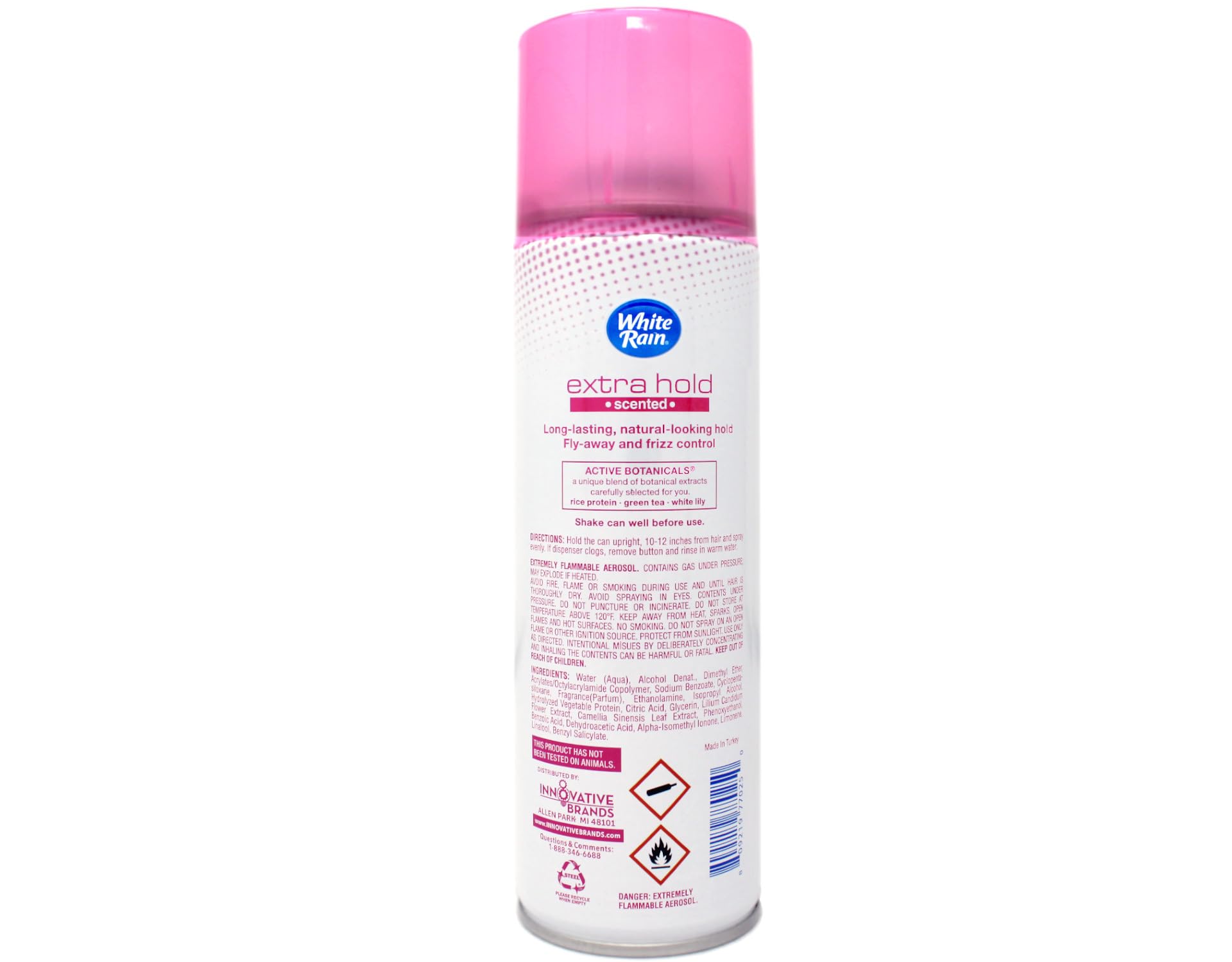 White Rain humidity-control finish helps manage frizz in humid conditions.