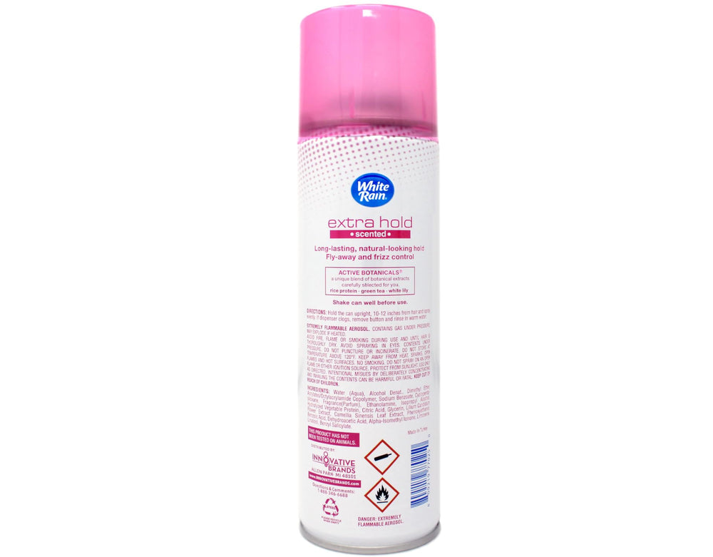 White Rain humidity-control finish helps manage frizz in humid conditions.