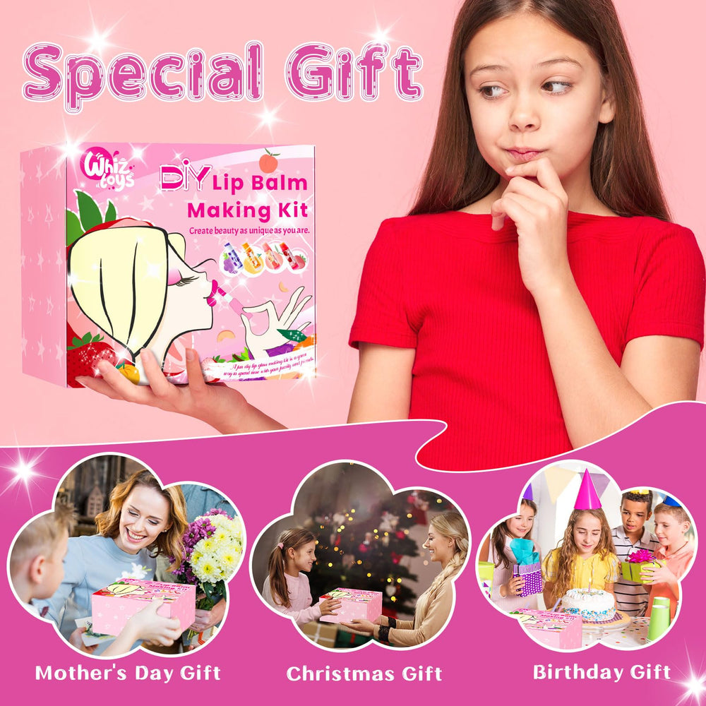 WhizToys lip balm heating candles for safe melting.