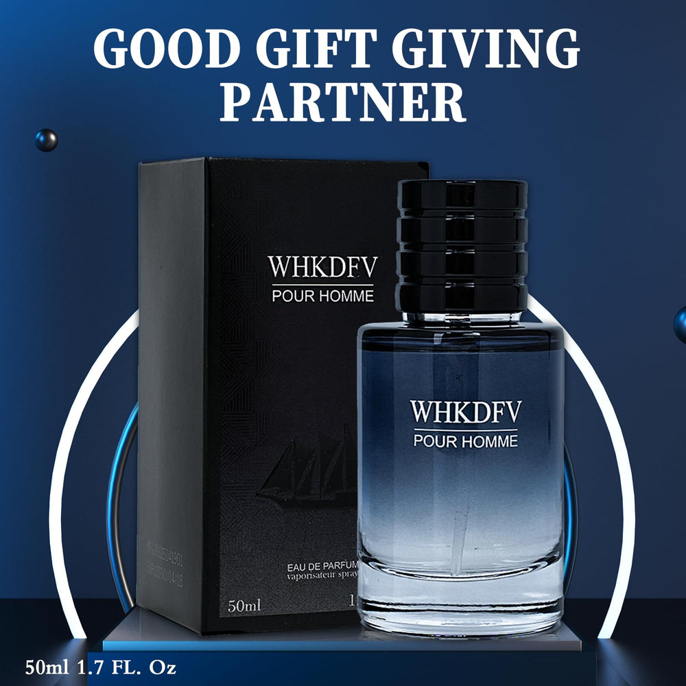 WHKDFV cologne all-day lasting formula promotes enduring personal charm.
