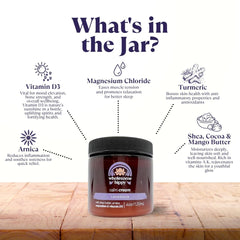 WHOLESOME HIPPY Calm Body Cream jar texture highlighting deep moisturizing richness.