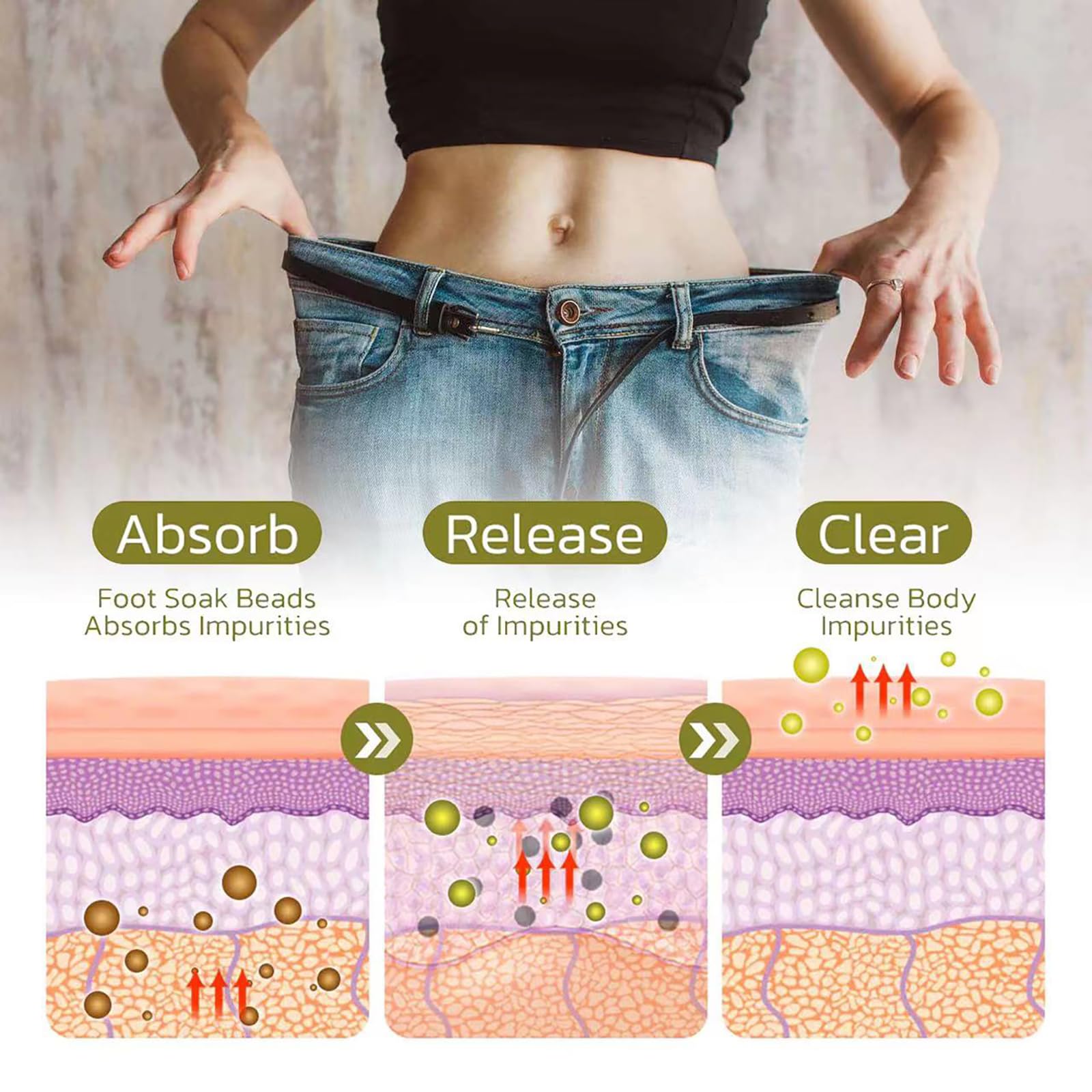 Whycalon foot soak beads unisex pampering—spa-like foot care for both men and women.
