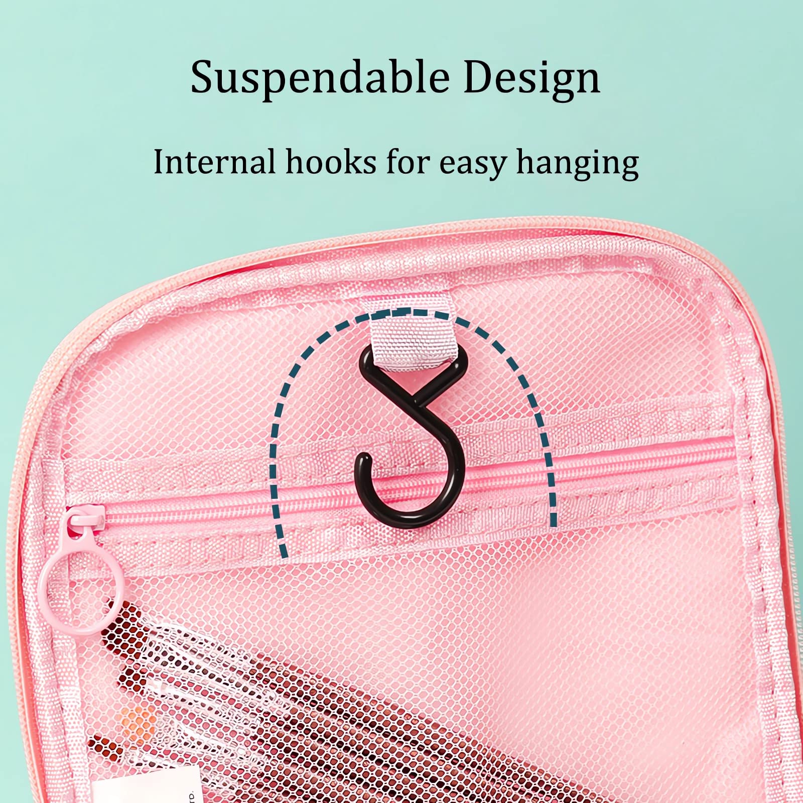 WIEEZN multi-purpose bag doubles as jewelry box for trips.