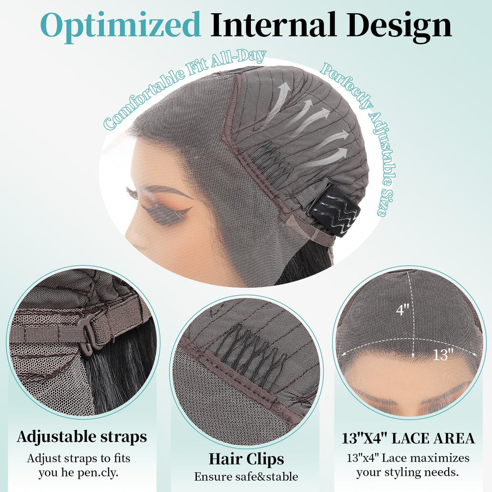 WIGAGA synthetic fibers offer human-hair-like feel and natural movement.