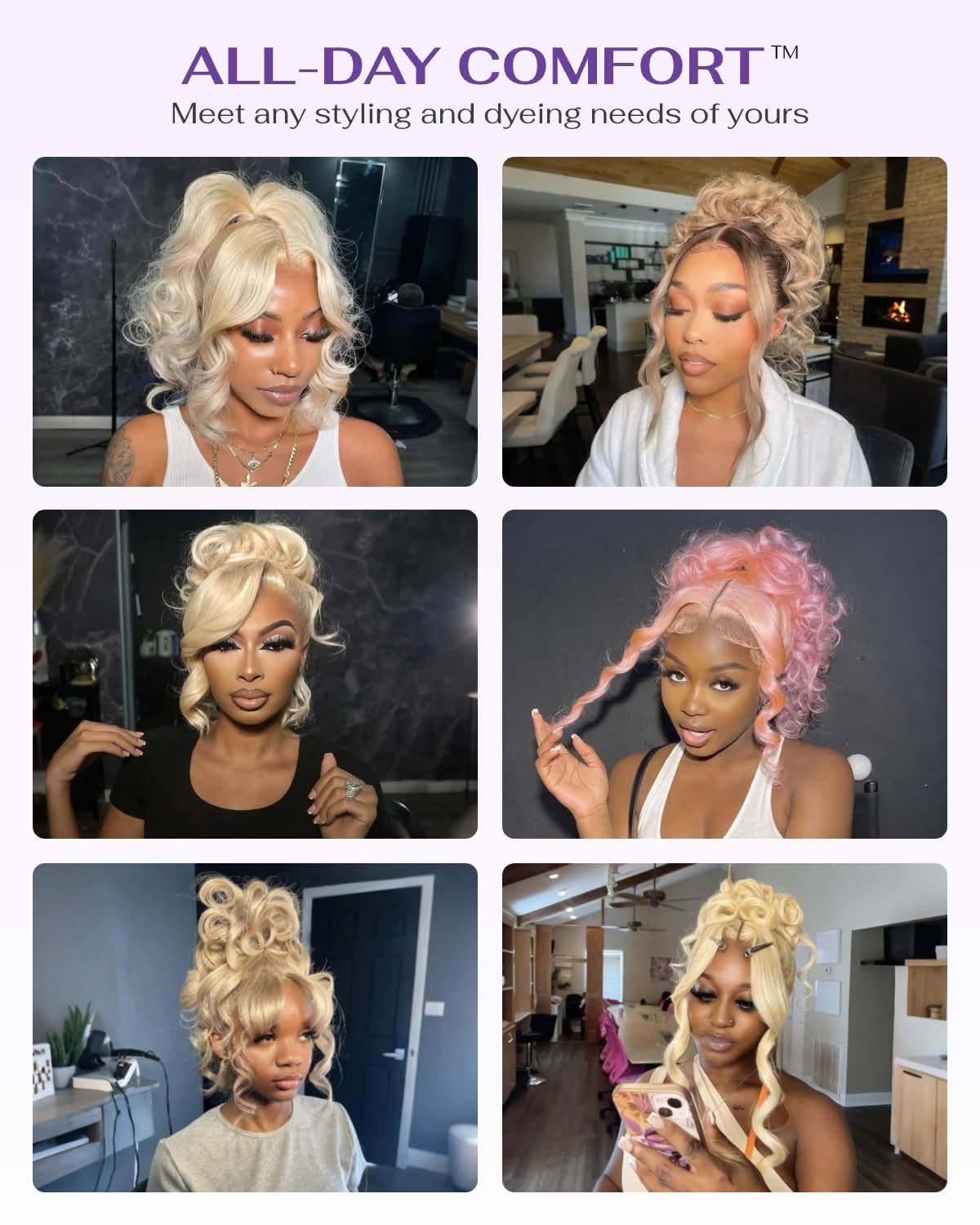 wigcool hd-lace-bleached-knots-wig creates seamless parting with minimal maintenance.