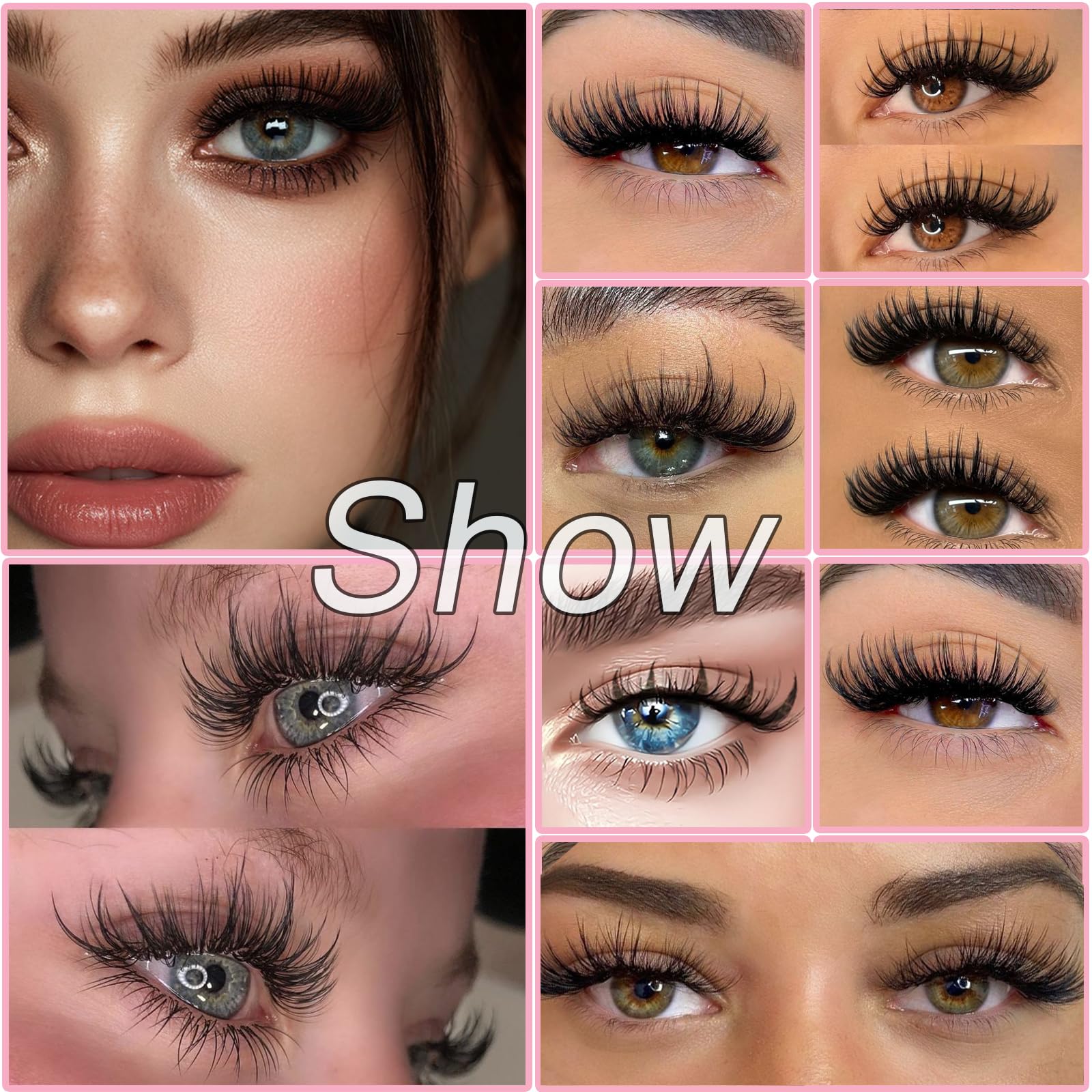 WIGICD lash clusters soft-band lashes offer gentle comfort on lids.