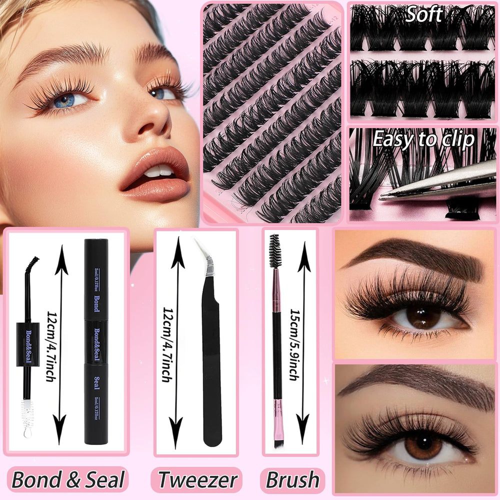 WIGICD lash clusters tweezers enable precise placement for flawless results.