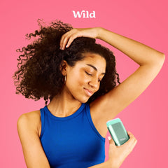 Wild Aqua Case Cherry Blossom scent evokes soft petals and subtle sweetness.