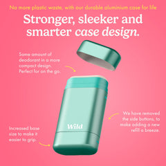 Wild Aqua Case Fresh Cotton & Sea Salt scent highlights airy linen-inspired freshness.