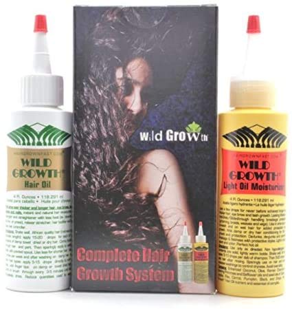Wild Growth Hair Care System two-bottle pack ready to support your routine.