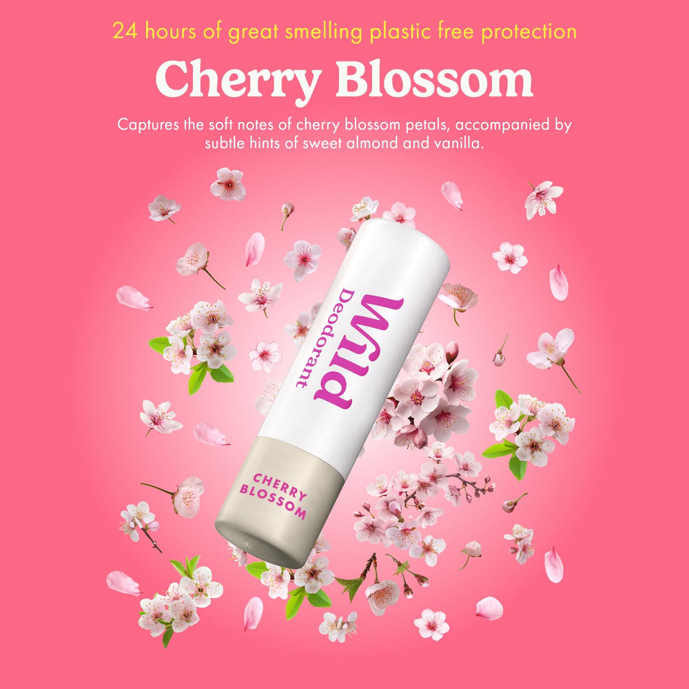 Wild mini deodorant application close-up for easy daily use.