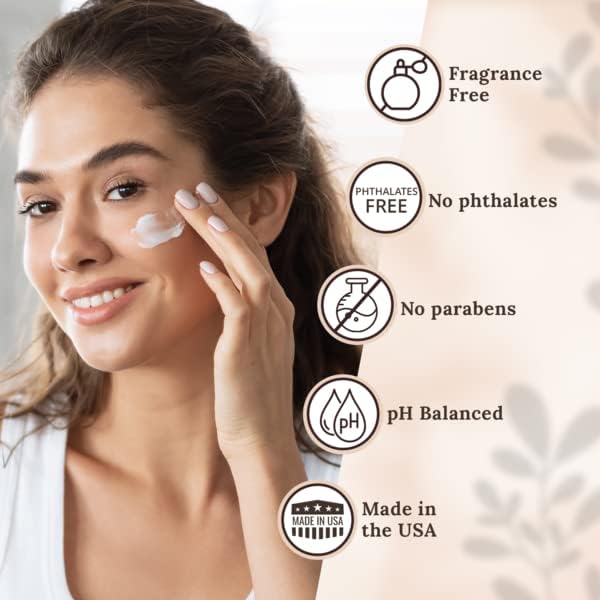Wild Naturals Manuka Honey Moisturizer texture swatch demonstrates non-greasy finish.