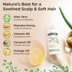 Wild Naturals psoriasis shampoo bottle cap shows easy daily use and safe formula for sensitive skin.
