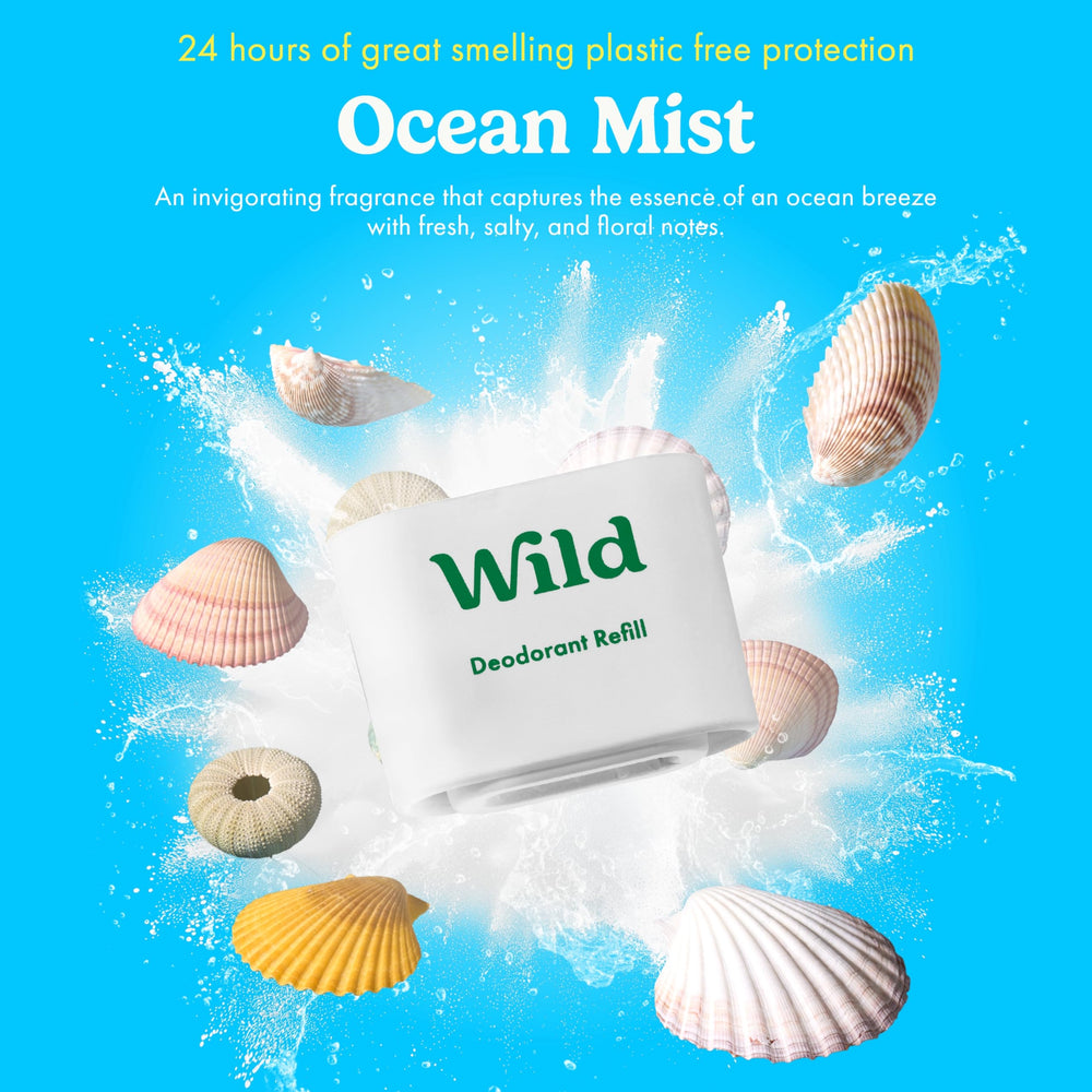 Wild Ocean Mist scent captures crisp, refreshing coastal breeze