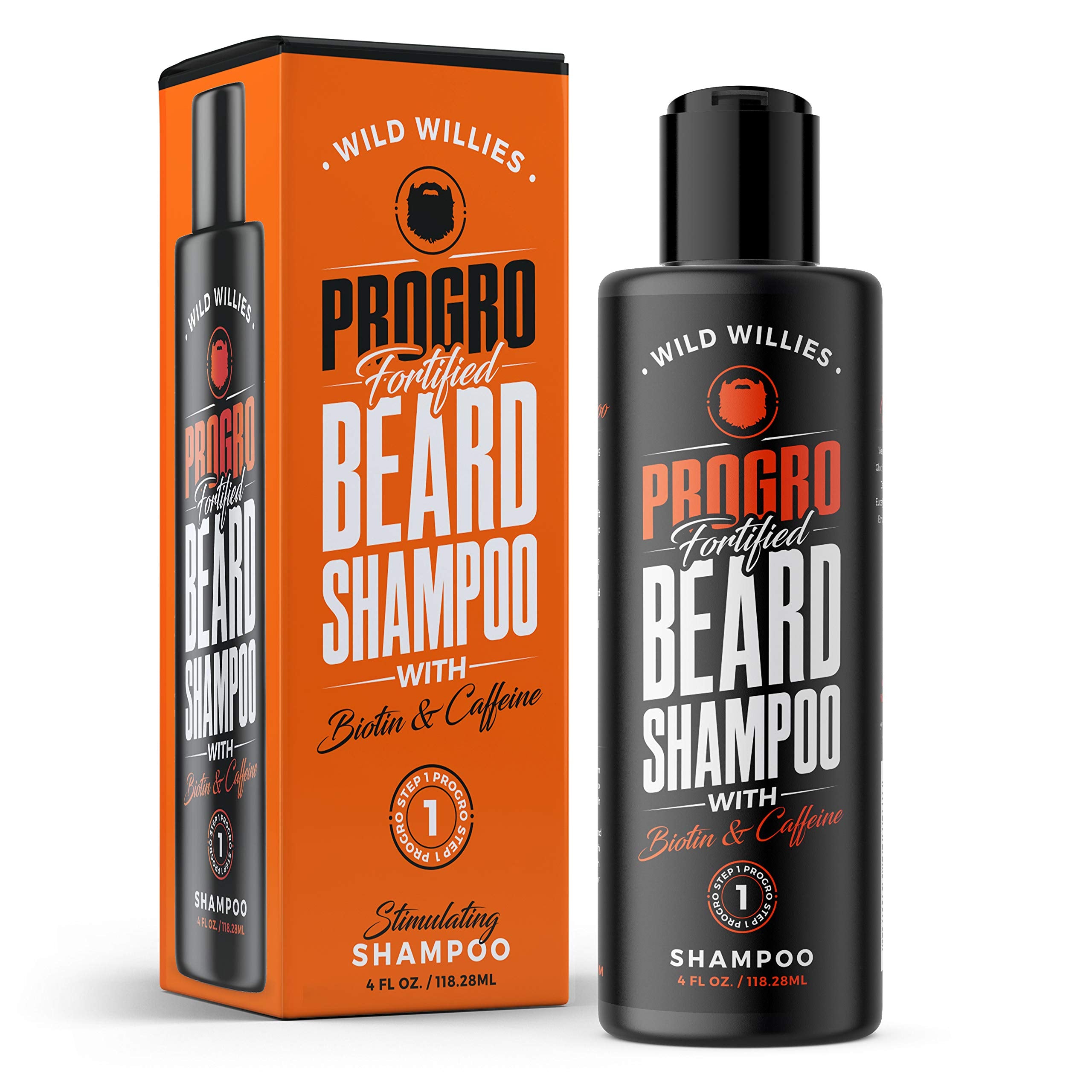 Wild Willies Beard Shampoo bottle for daily cleanse and nourishment.