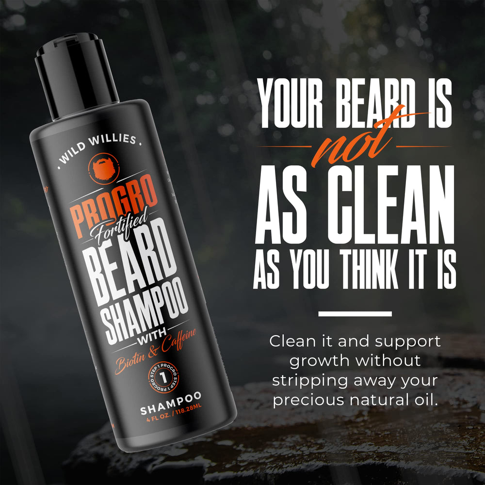 Wild Willies Beard Shampoo lather shows rich foam for refreshing clean and dandruff control.