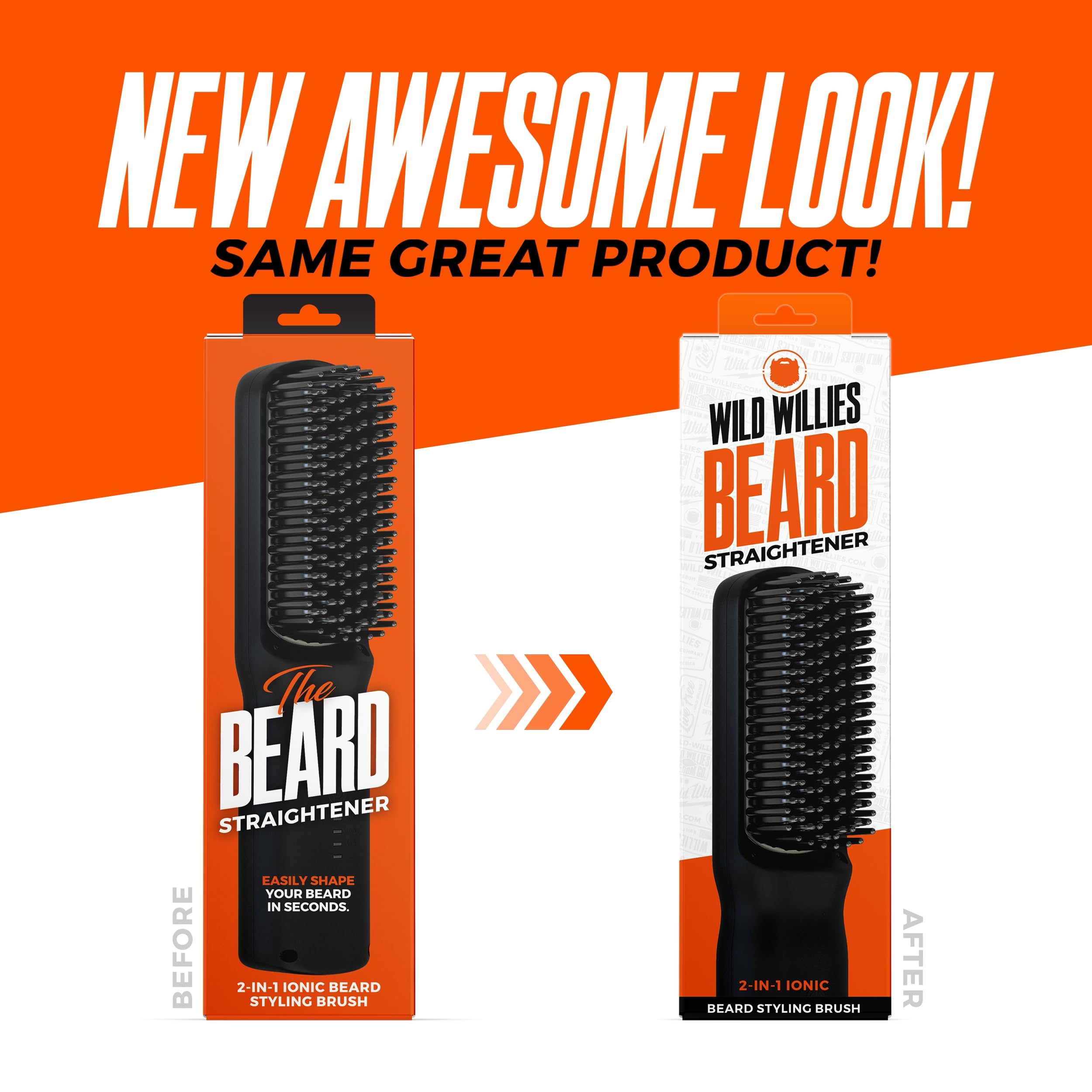 Wild Willies portable grooming tool ready for travel or overnight routine.