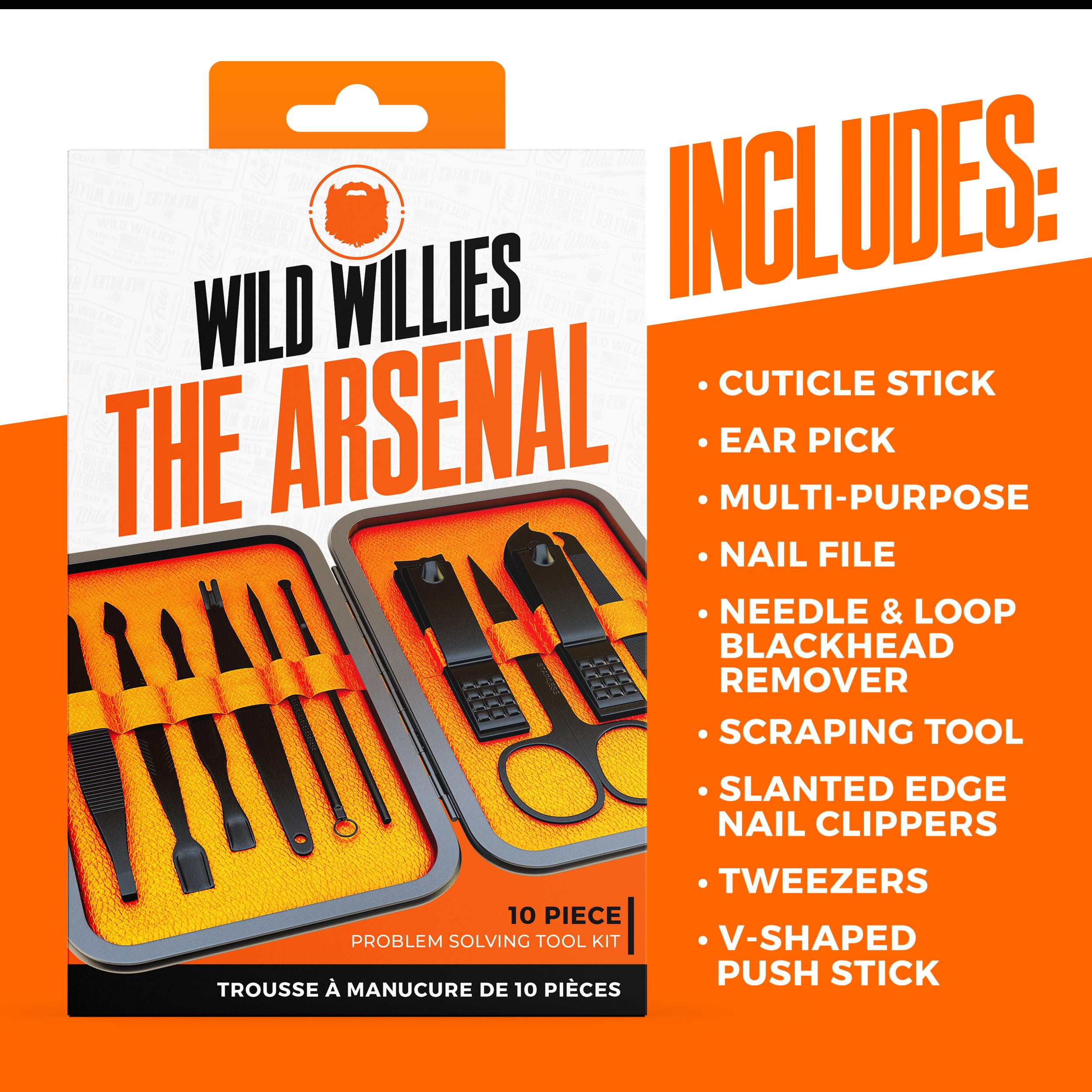 Pinzas Wild Willies para uñas con precisión en la eliminación de imperfecciones