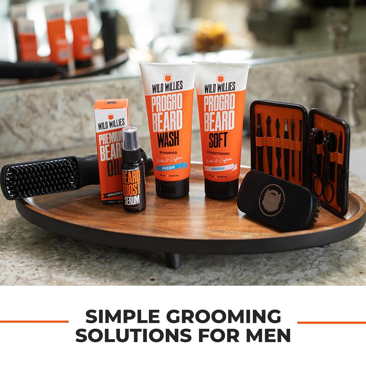 Wild Willies PROGRO kit packaging box presents premium grooming solution on demand.