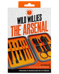 Corta uñas Wild Willies con borde inclinado para cortes limpios y seguros