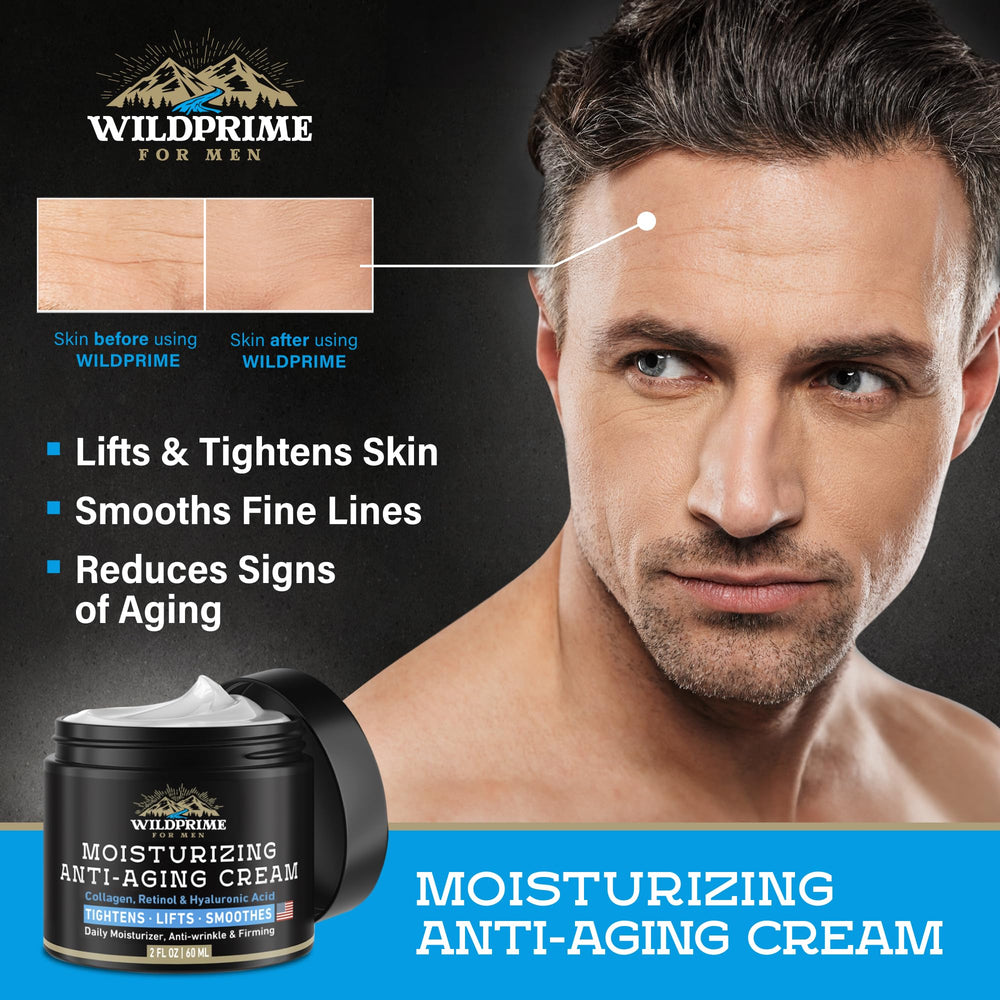 WildPRIME anti-aging formula with hyaluronic acid promotes long-lasting hydration and plump-looking skin.