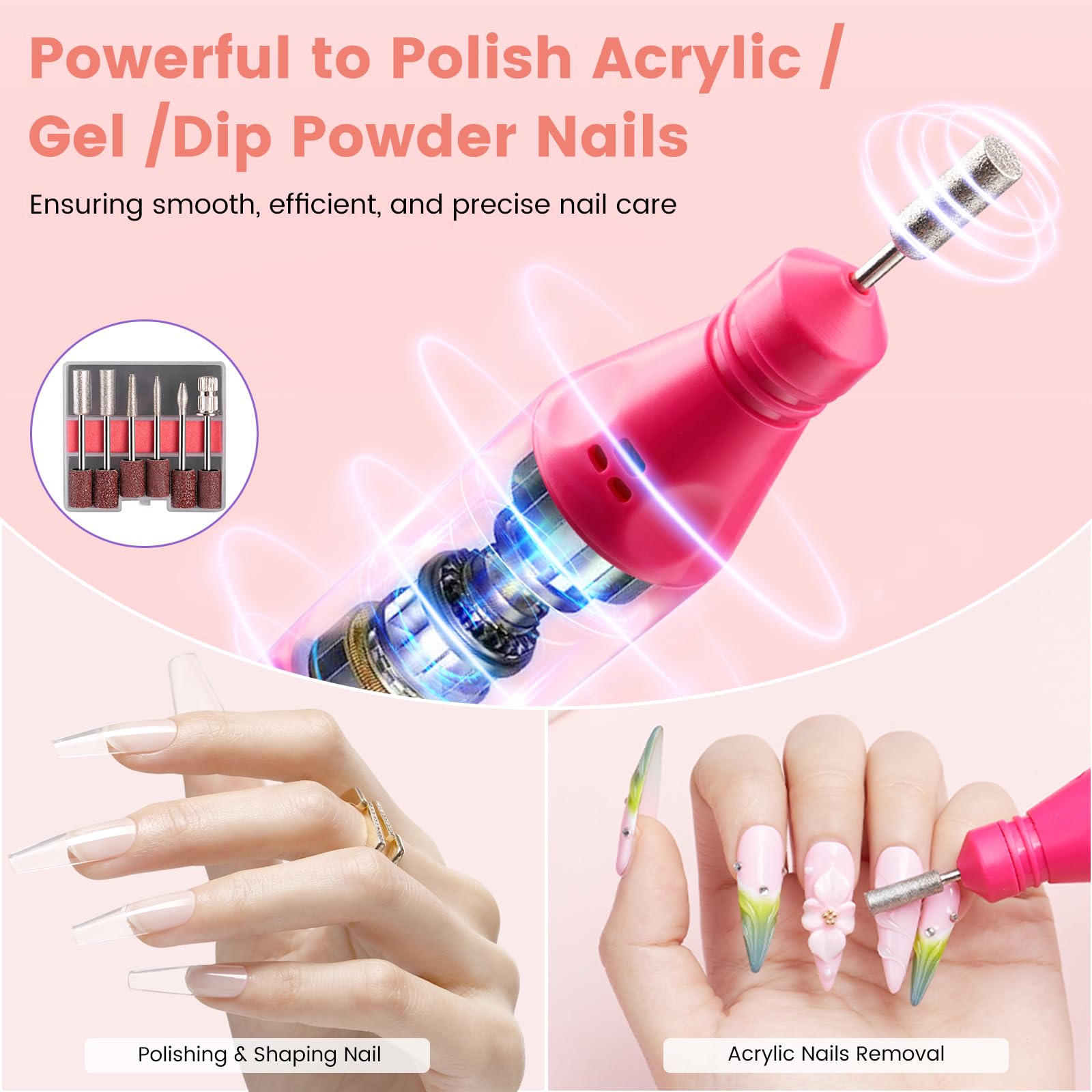 Wilfniee professional nail art brushes in assorted sizes for precise designs.