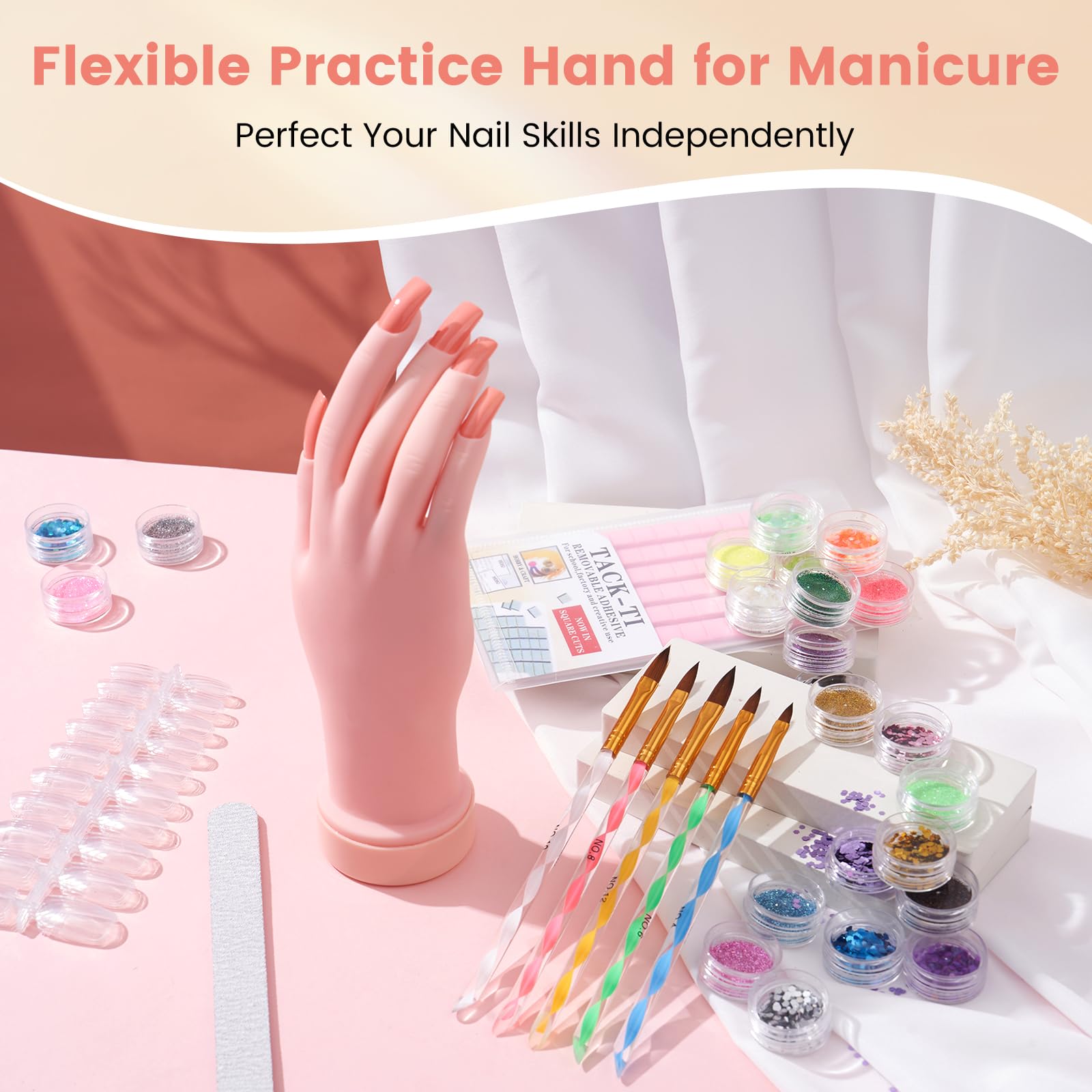 Wilfniee nail drill set with various bits for shaping and smoothing.