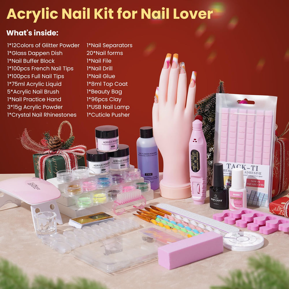 Wilfniee acrylic liquid bottle close-up with smooth application and adhesion