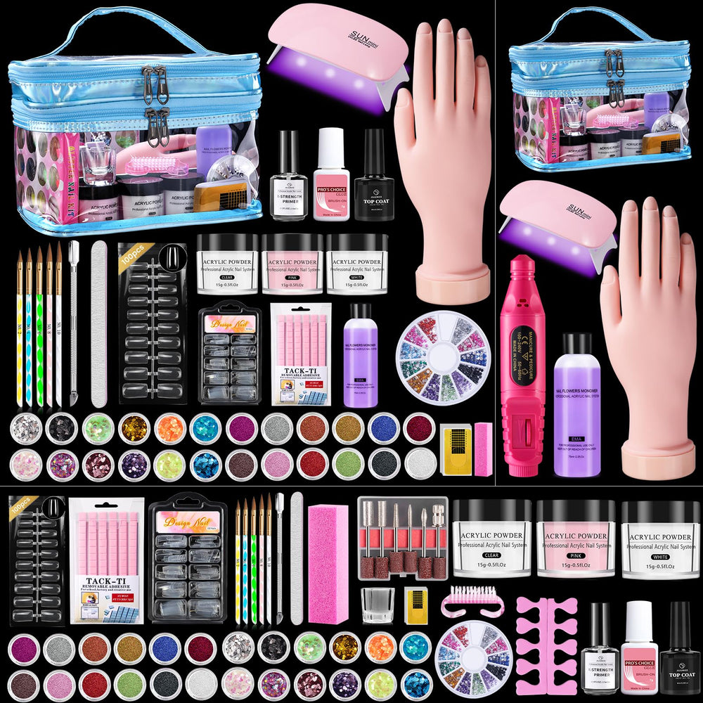 Wilfniee Nail Kit all-in-one liquid bottle for smooth DIY nail enhancements