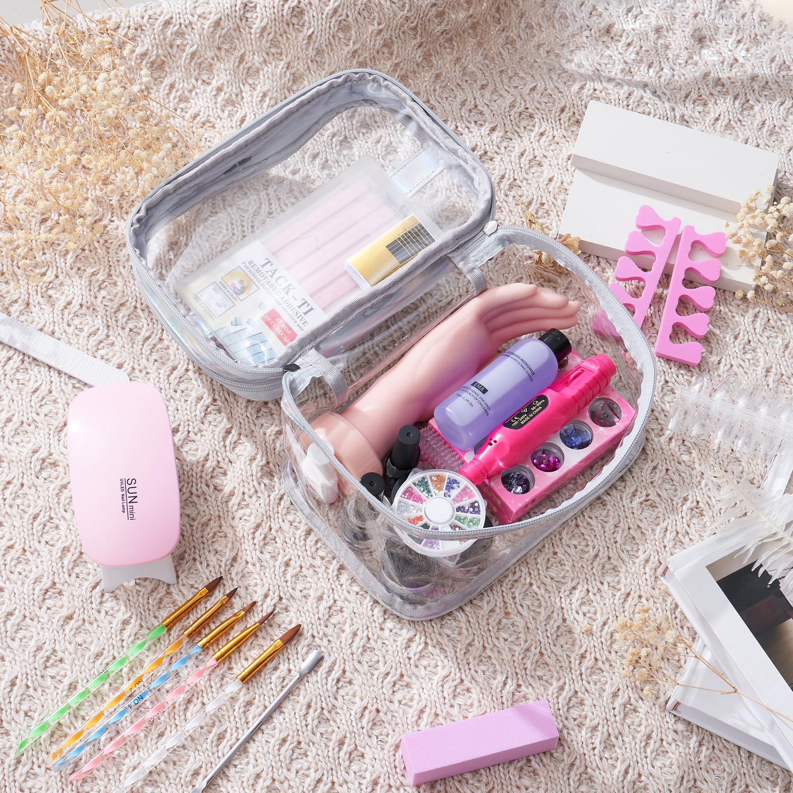 Wilfniee UV/LED nail lamp provides quick, even curing for durable finishes.
