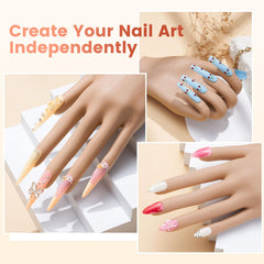 Wilfniee nail tip lock keeps tips secure during practice with high-speed drills.
