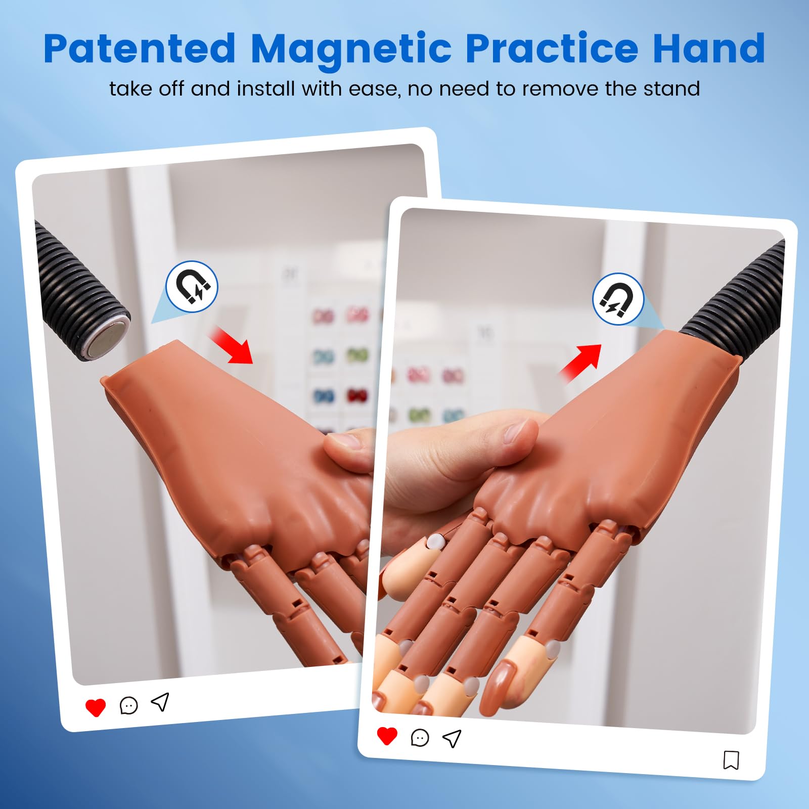 Wilfniee 100pcs removable nail tips support secure, reusable practice applications.